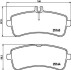 Комплект тормозных колодок, дисковый механизм HELLA 8DB355021521 (фото 1)