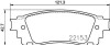 Колодки тормозные (задние) Lexus NX 2.0/2.5 16V 14-/Toyota Alphard 3.5 15- (Akebono) HELLA 8DB355024631 (фото 1)