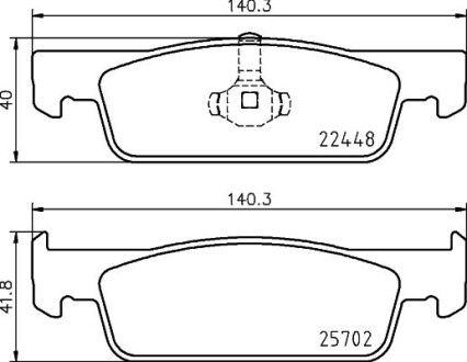 Автозапчасть HELLA 8DB 355 031-551