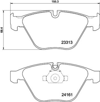 Klocki ham. prz. BMW HELLA 8DB355039241 (фото 1)