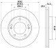 Диск гальмівний 54473PRO HELLA 8DD355118081 (фото 1)