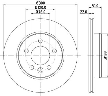 Tarcza ham. malow. tył MAN VW HELLA 8DD355125571