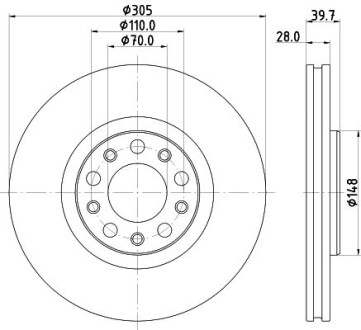 Автозапчасть HELLA 8DD 355 126-731