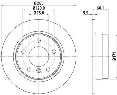 Автозапчасть HELLA 8DD 355 127-051