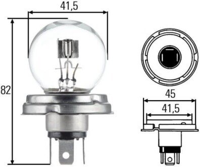 Лампа накаливания HELLA 8GD002088-131