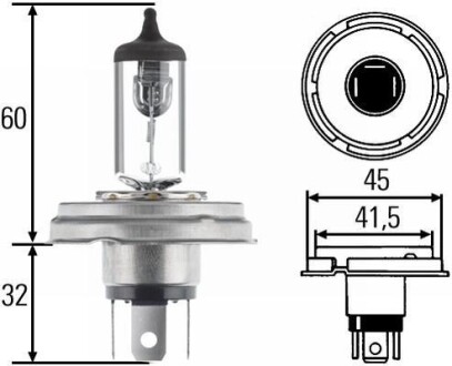 Ліхтар накалу, основная фара HELLA 8GJ 003 133-242