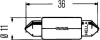 Автолампа Behr Standard C5W SV8,5 5 W прозрачная HELLA 8GM002092241 (фото 2)