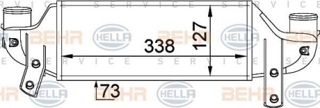 Интеркулер HELLA 8ML 376 746-621