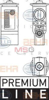 Расширительный клапан, кондиционер HELLA 8UW 351 234-231