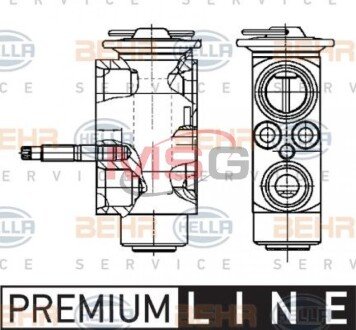 Расширительный клапан, кондиционер HELLA 8UW 351 239-271