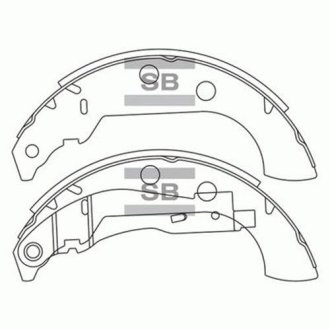 Тормозные колодки Hi-Q (SANGSIN) SA158