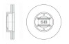 Диск тормозной (кратно 2) передний (вентилируемый) Kia Pregio (-05) (D=257.8mm) Hi-Q (SANGSIN) SD2027 (фото 1)