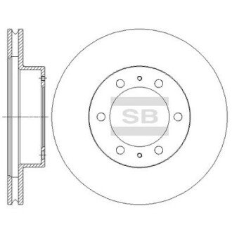 Гальмівний диск Hi-Q (SANGSIN) SD4030