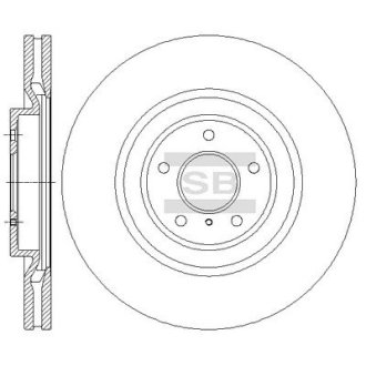 Тормозной диск передний SANGSIN Hi-Q (SANGSIN) SD4228