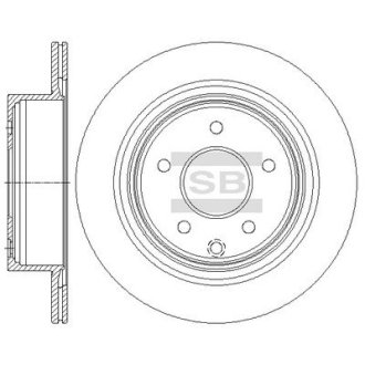 Диск тормозной NISSAN QASHQAI (SANGSIN) SANGSIN Hi-Q (SANGSIN) SD4241