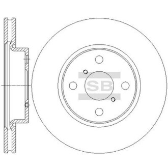 Диск гальмівний Hi-Q (SANGSIN) SD4620