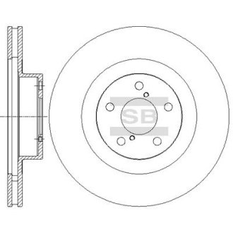 Тормозной диск передний SANGSIN Hi-Q (SANGSIN) SD4701