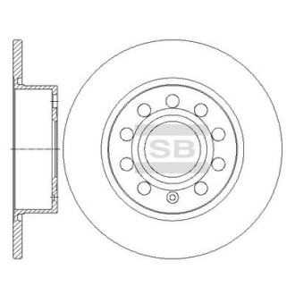 Автозапчасть Hi-Q (SANGSIN) SD5406