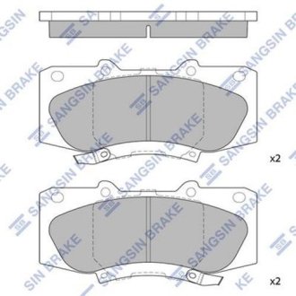 Комплект тормозных колодок. Hi-Q (SANGSIN) SP1484