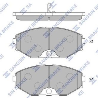 Комплект тормозных колодок из 4 шт. дисков Hi-Q (SANGSIN) SP1600