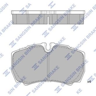 Комплект гальмівних колодок з 4 шт. дисків Hi-Q (SANGSIN) SP1843