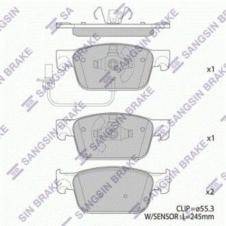 Автозапчасть Hi-Q (SANGSIN) SP4134