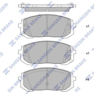 Автозапчасть Hi-Q (SANGSIN) SP4334