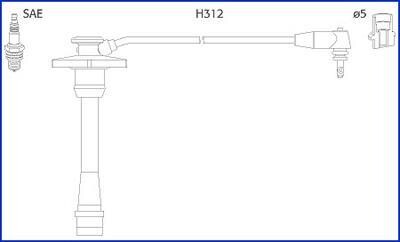 Дроти запалення, набір HITACHI 134130