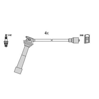 Комплект электропроводки HITACHI 134374