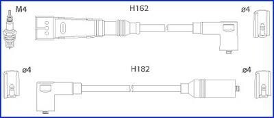 Дроти запалення, набір HITACHI 134704