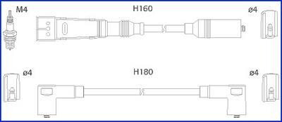 Дроти запалення, набір HITACHI 134705