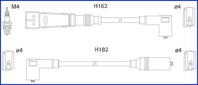 Дроти запалення, набір HITACHI 134709