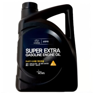 Масло ДВС 5W-30 4 л Super Extra Gasoline SL/GF-3 п/с (05100-00410) Mobis Hyundai/Kia/Mobis 0510000410