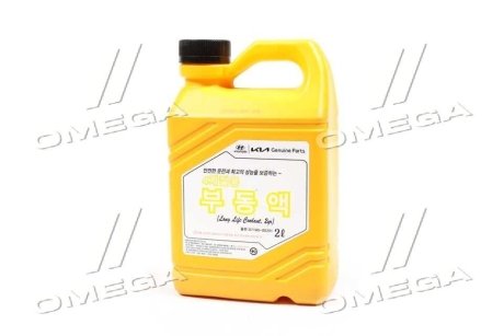 Антифриз концентрат 2 л Hyundai Long Life Coolant (красный) (07100-00201) Mobis Hyundai/Kia/Mobis 0710000201 (фото 1)