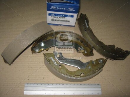 HYUNDAI Щеки тормозные Accent 00-, Elantra 00-, Matrix 01-; (203*38) Hyundai/Kia/Mobis 58305-17A00