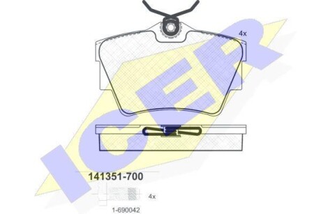 Автозапчасть ICER 141351