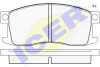 Комплект тормозных колодок, дисковый механизм ICER 180319 (фото 1)