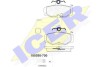 Комплект тормозных колодок, дисковый механизм ICER 180598700 (фото 1)