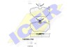 Комплект тормозных колодок, дисковый механизм ICER 180696700 (фото 1)