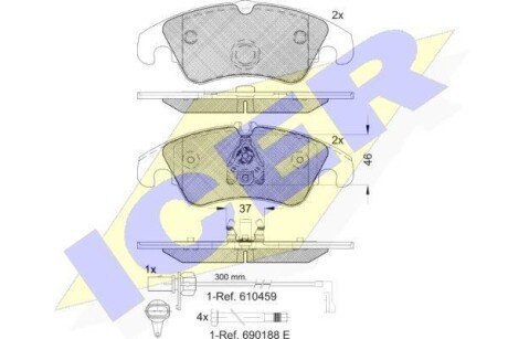 Автозапчасть ICER 181862202