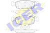 Комплект тормозных колодок, дисковый механизм ICER 182032 (фото 1)