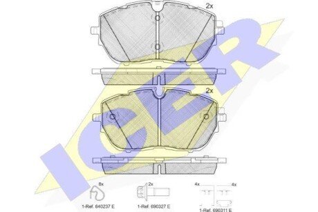 Автозапчасть ICER 182227