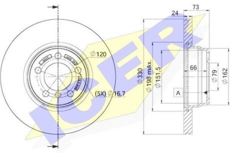 Автозапчасть ICER 78BD34172