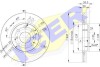 Тормозной диск ICER 78BD4700-2 (фото 1)