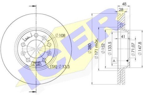 Автозапчасть ICER 78BD56242