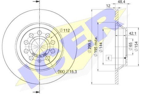 Автозапчасть ICER 78BD5642-2