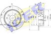 Тормозной диск ICER 78BD9581-2 (фото 1)