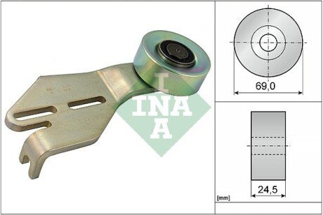 Ролик натяжний INA 531 0238 10