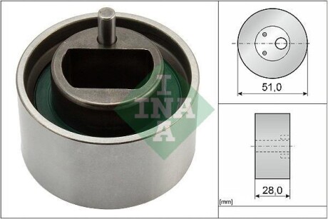 Ролик натяжний INA 531085510