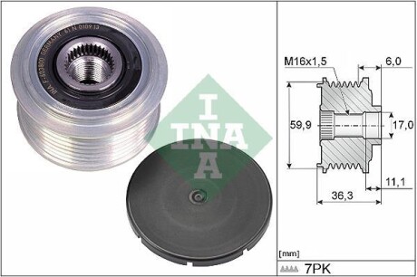 SPRZEGLO ALT. INA 535030910